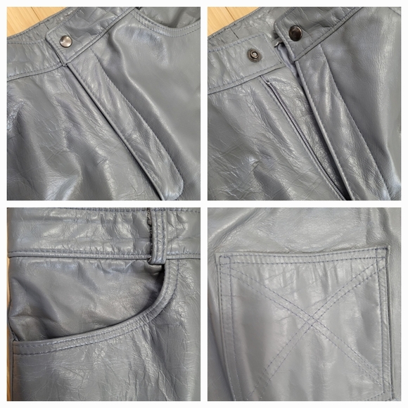LEATHER Pants / S - Picture 2 of 7